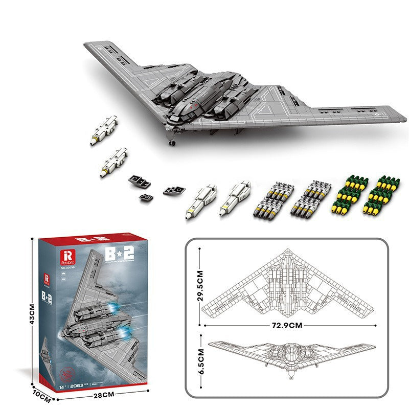 CombatBrix "Nightfall Stealth Bomber" | 2063PCS