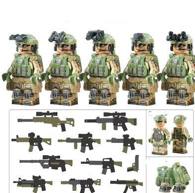 Elite Special Ops Minifigure Collection | 5PCS